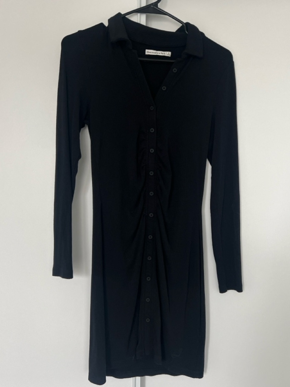 Abercrombie & Fitch Button-Front Knit Dress